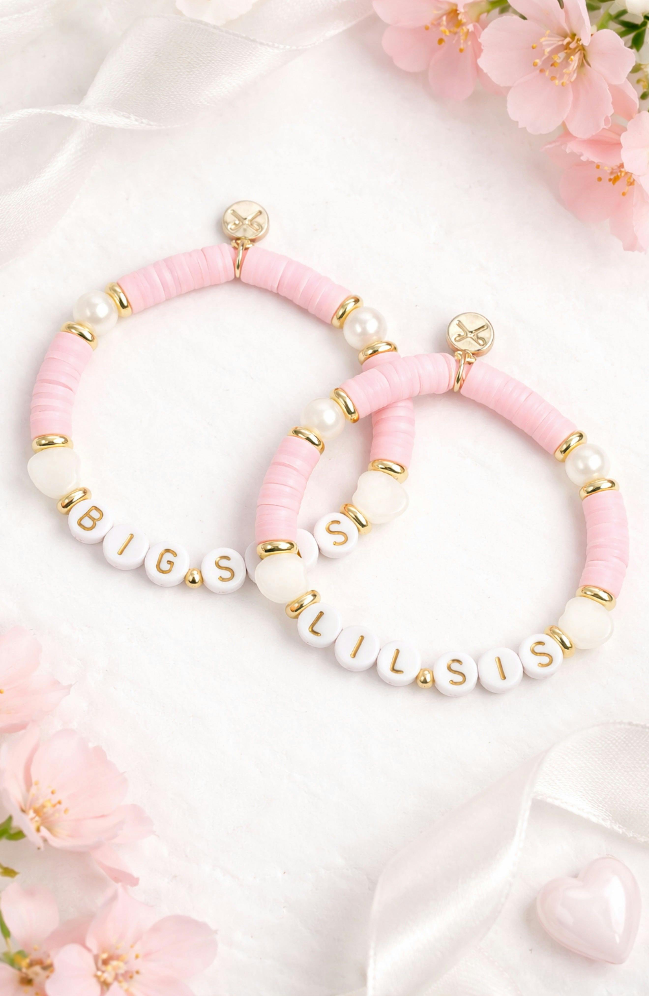 Big and Lil Sis Bracelet Set
