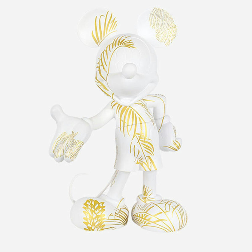 Mickey STAR STYLE White & Gold 12in