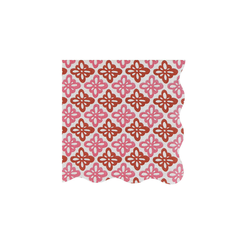 Meri Meri x Molly Mahon Red & Green Small Napkins