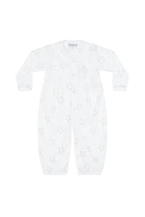 Grey Stars Print Converter Gown