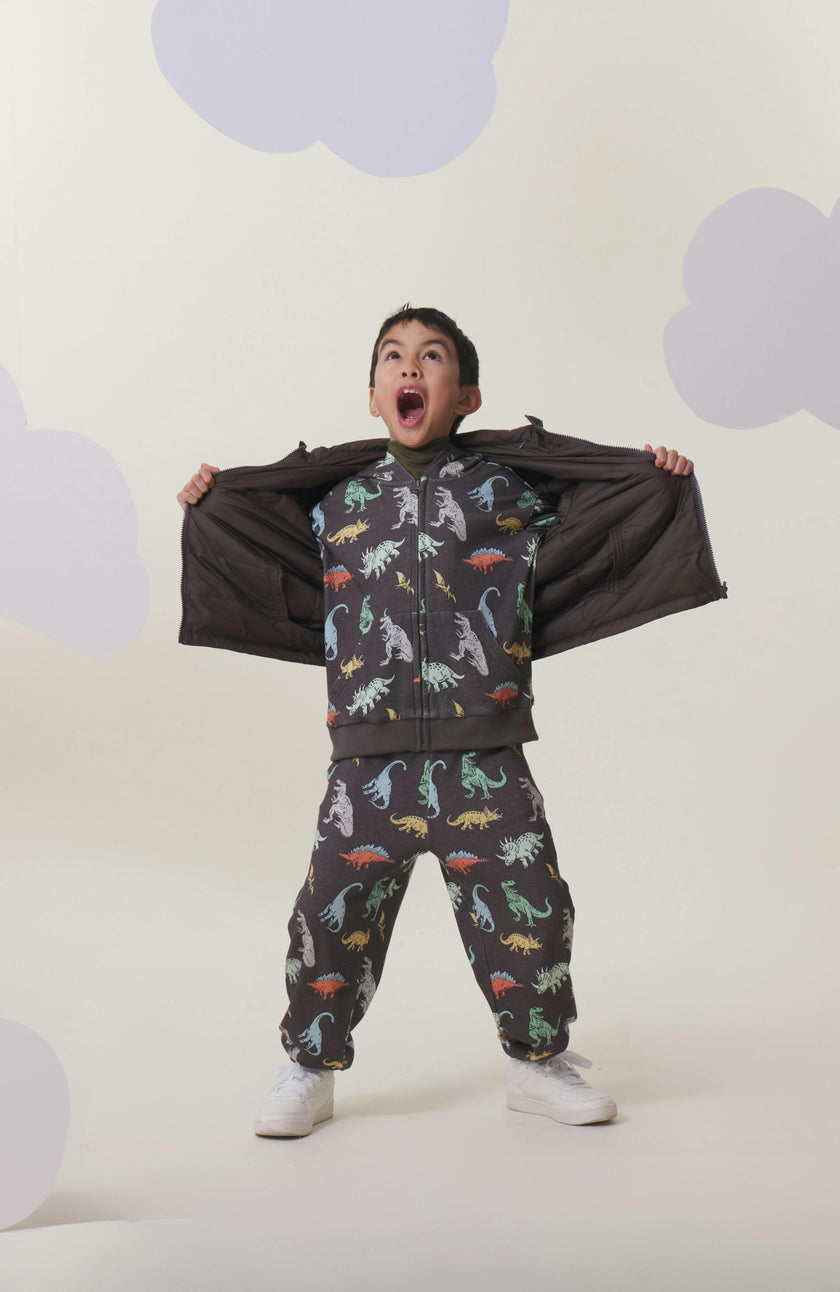 Soft Fleece Jogger, Dinosaur Dudes