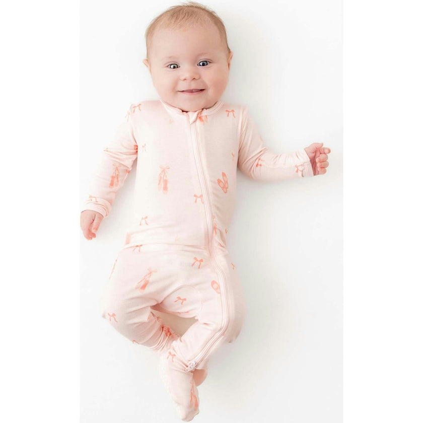 Ballerina Zippered Footie