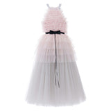 Gray Lowana Halter Gown