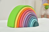 Avenlur Wooden Rainbow Stacker Blocks