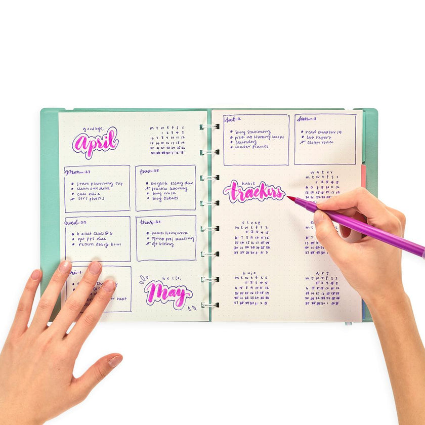Brilliant Brush Markers - Reusable Case - Set of 12