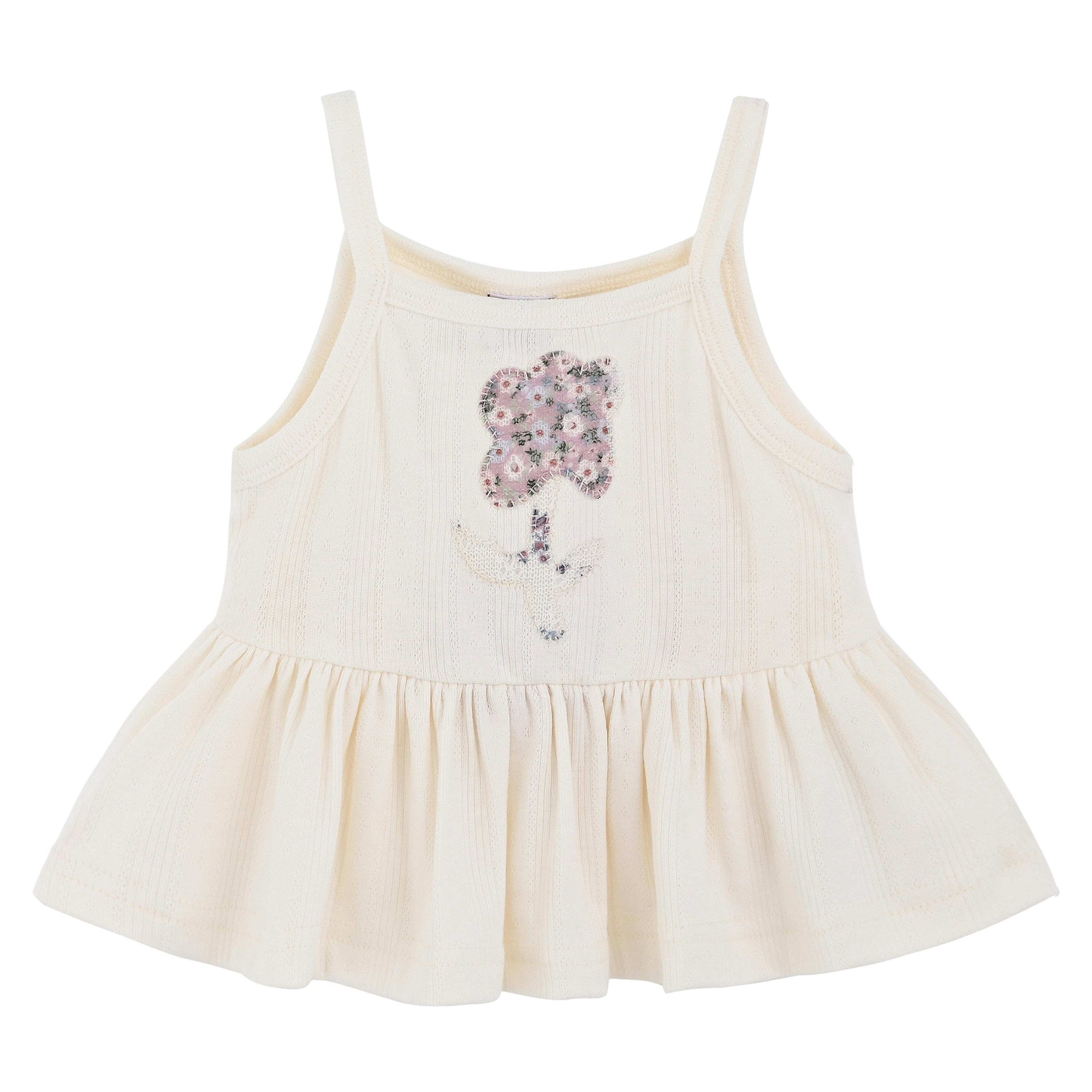 Pink Ruffle Short Set