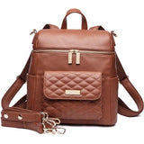 Petit Monaco Diaper Bag | Caramel Brown