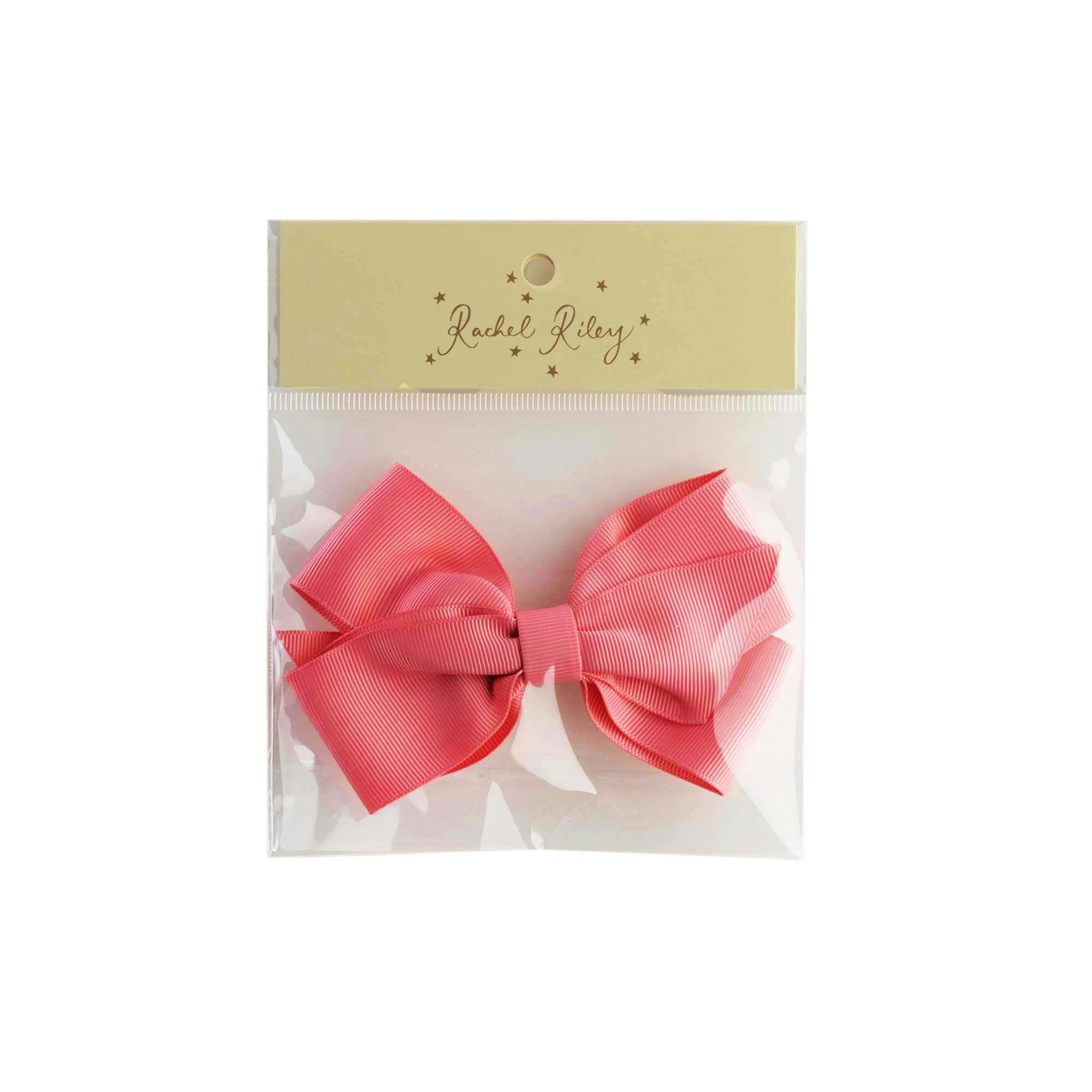 Bright Pink Grosgrain Hairbow