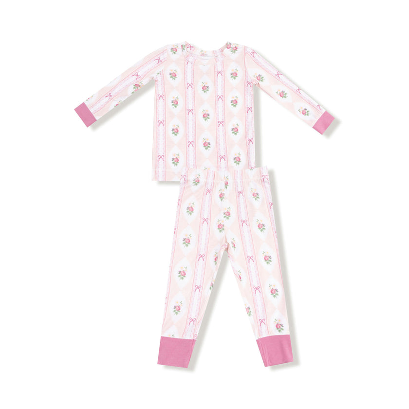 Ogee Lace Floral - Long Sleeve Loungewear Set