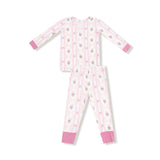Ogee Lace Floral - Long Sleeve Loungewear Set