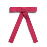 Halo Luxe Poppy Braided Woven Patent Clip - Rose
