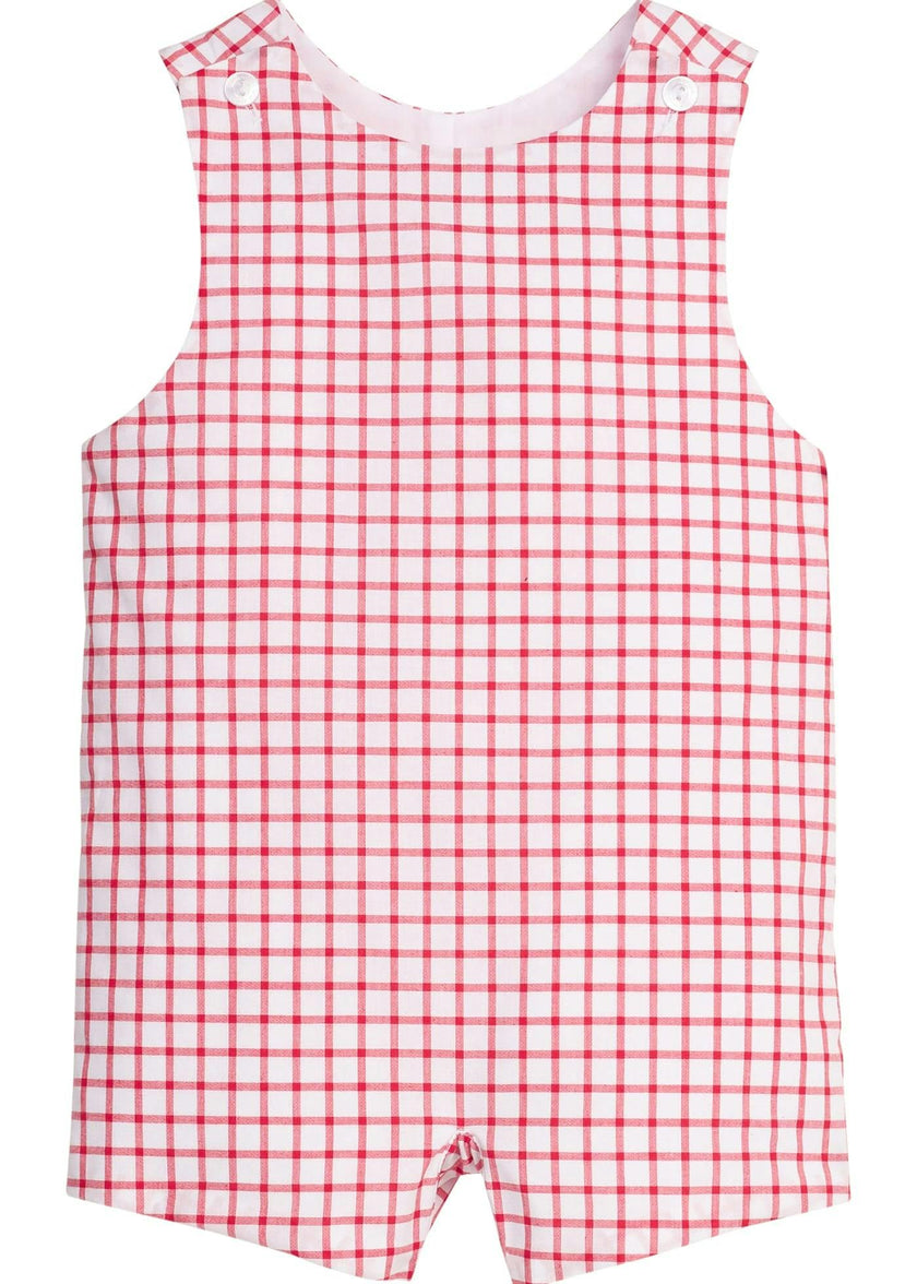 Vintage John John - Red Windowpane