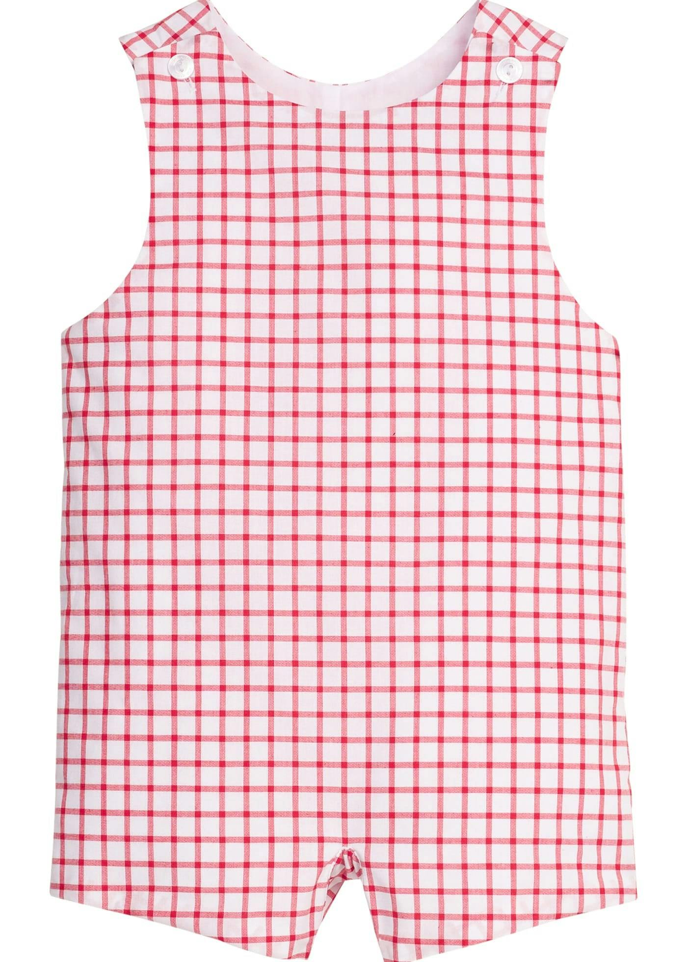 Vintage John John - Red Windowpane