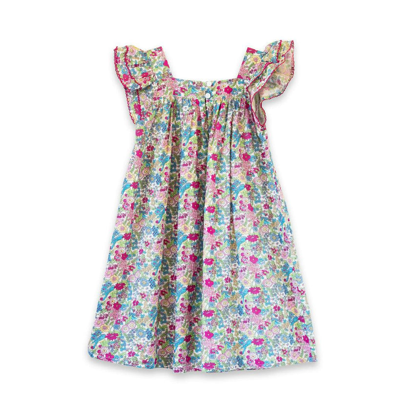 Girls Everly Square Neck Dress | Berry Grove