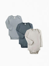 3-Pack Classic Long Sleeve Bodysuit Bundle