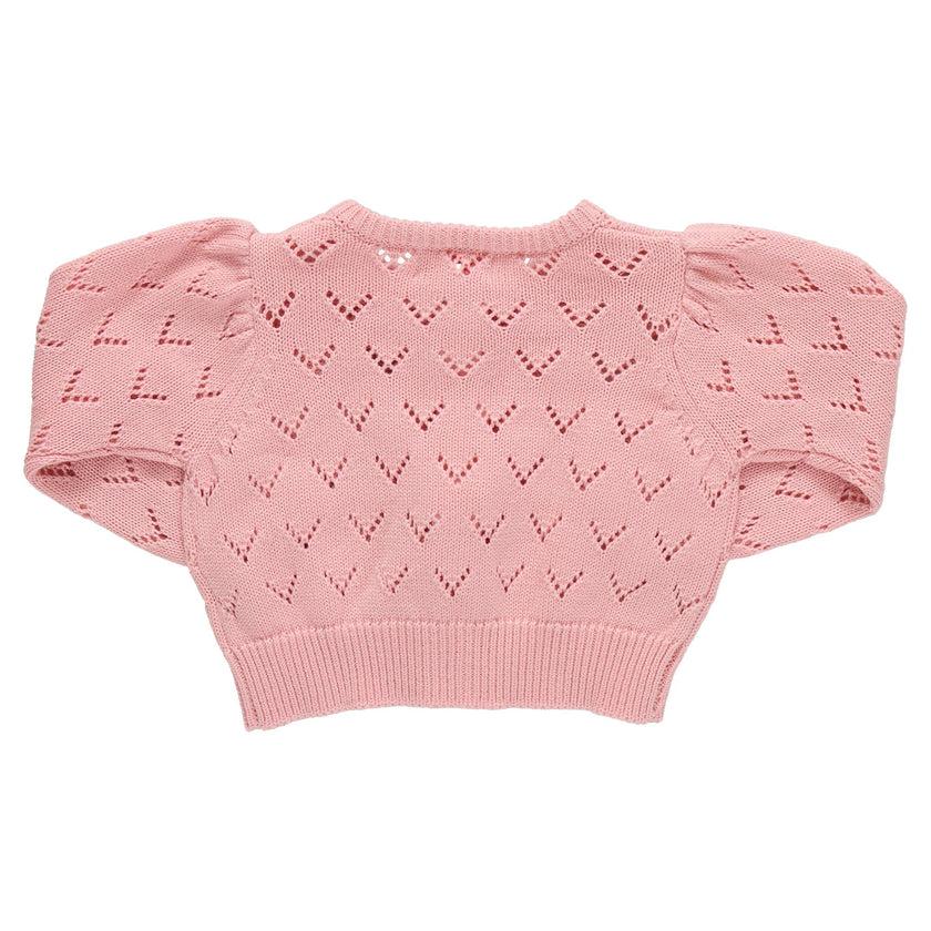 Girls Sadie Sweater - Pink