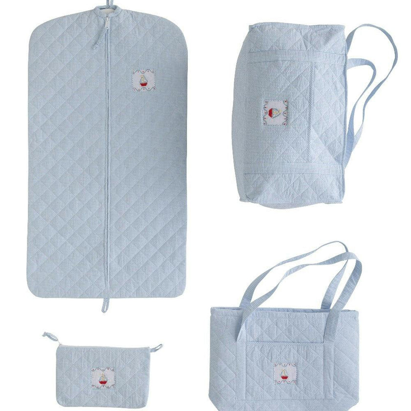 Quilted Luggage - Sailboat