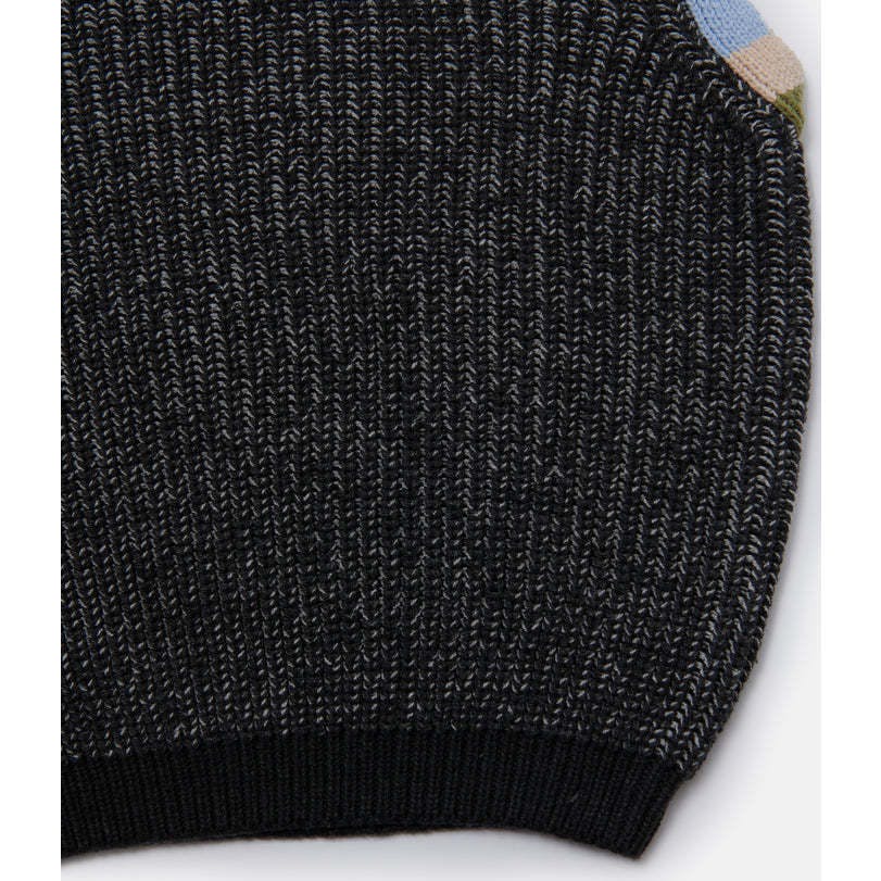 Chunky Ribbed Knit Crew Neck Sleeveless Wide Boxy Fit Tank Top