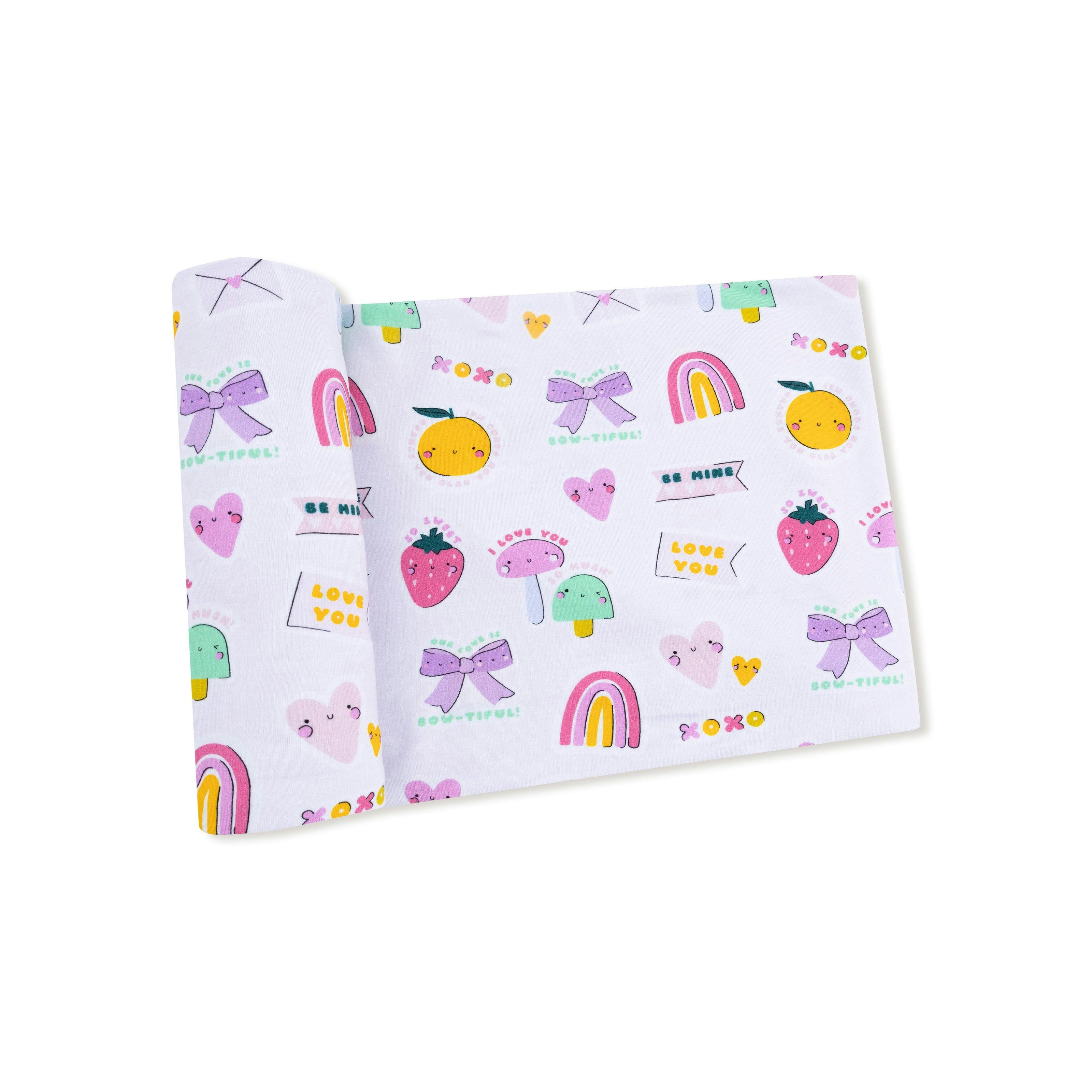 My Funny Valentine - Pink - Swaddle Blanket