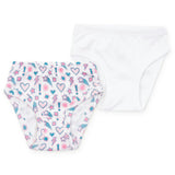 Lauren Girls' Underwear Set - Cosmic Crush/White