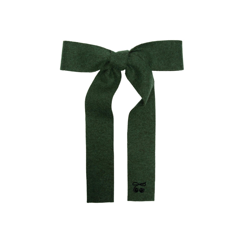 Brushed Wool Long Bow