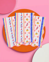 Italian Capri Napkins - 25 wavy edge napkins
