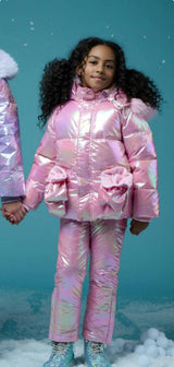 Pink Hologram Snow Set