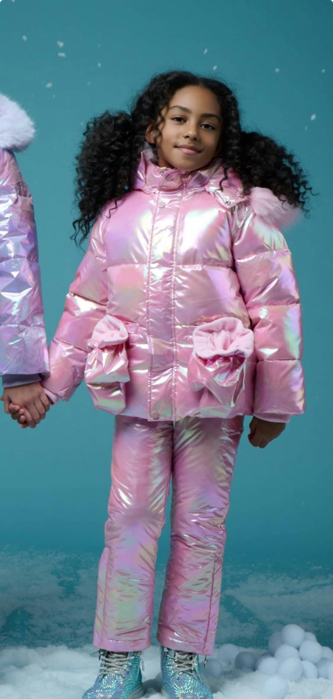 Pink Hologram Snow Set