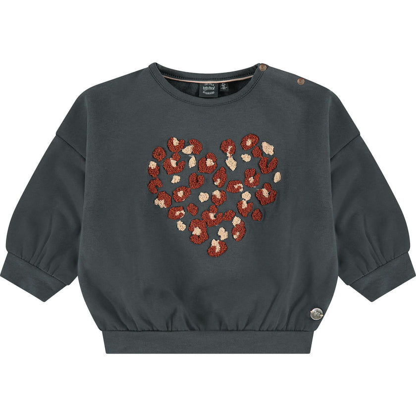 Heart Printed Pullover