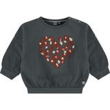 Heart Printed Pullover