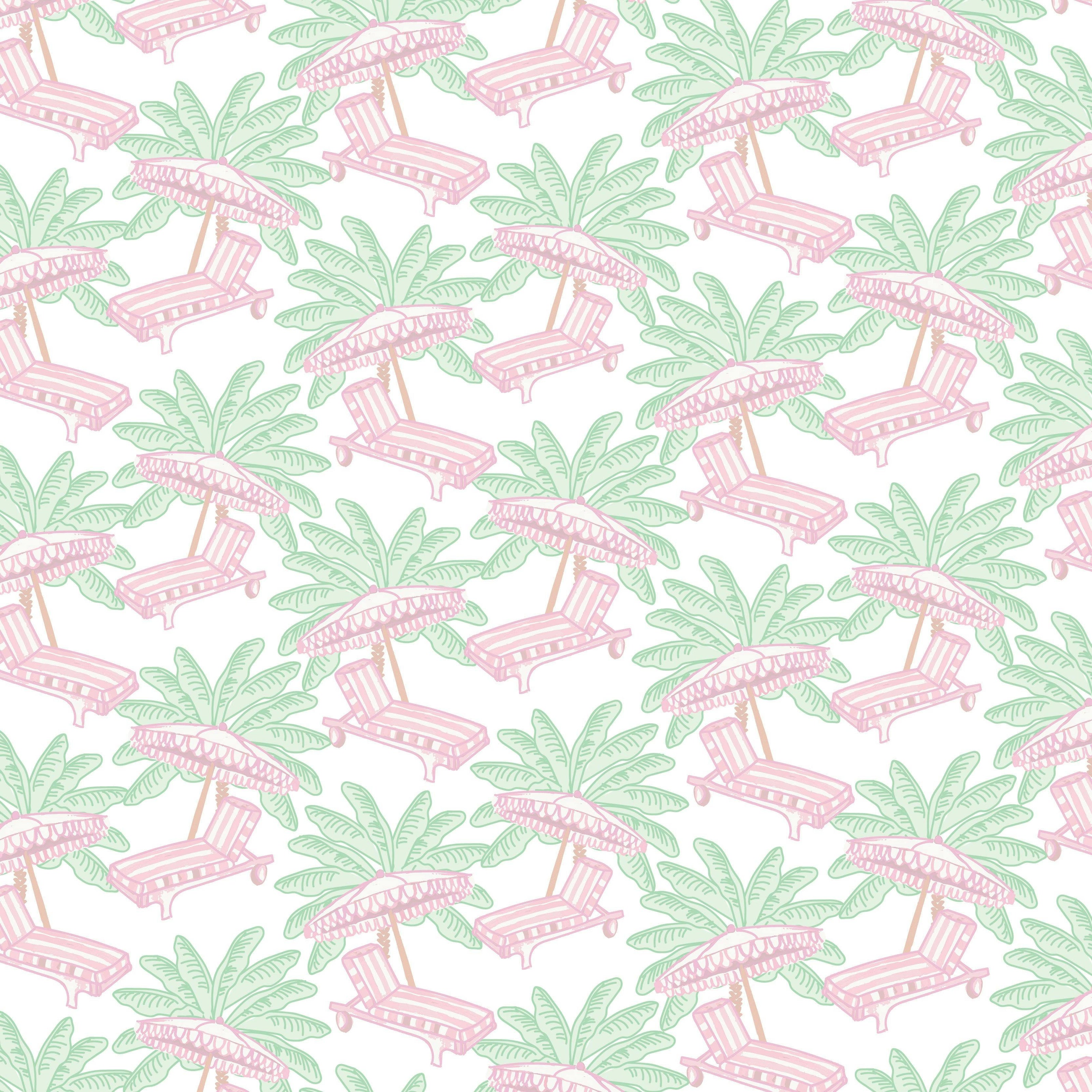 Rae Girls' Romper - Poolside Palms