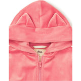 Ears Velour Hoodie, Purple