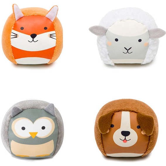 Roly Poly Balls - Farm Set of 4