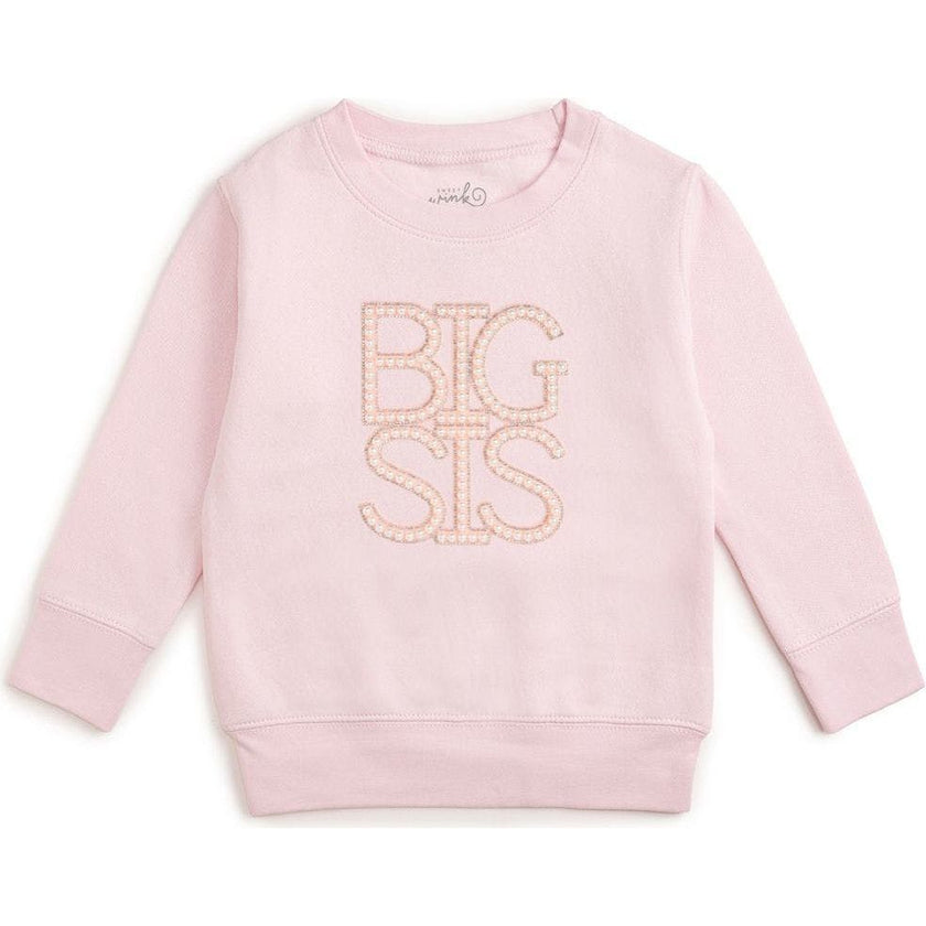 Big Sis Pearl Patch Sweatshirt - Ballet