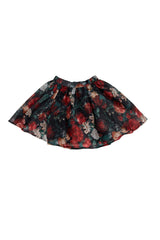 Mini Vanessa Skirt in Midnight Roses
