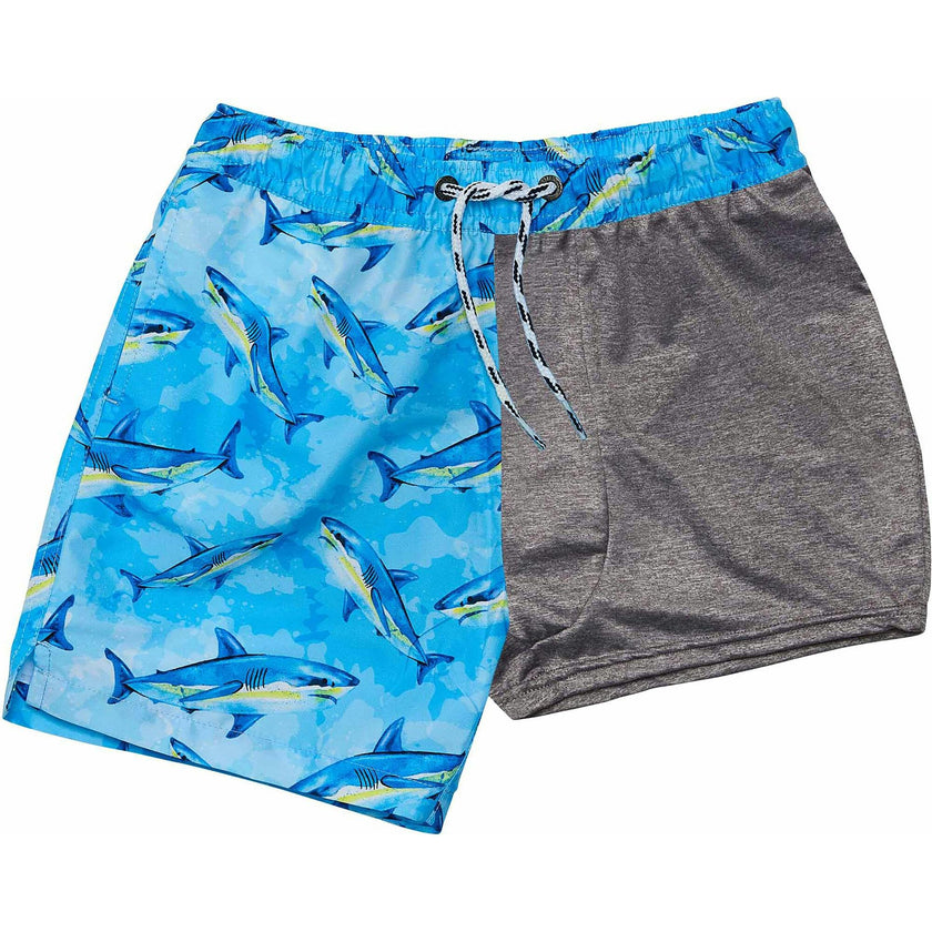 Sustainable Comfort Lined Drawstring Swim Short