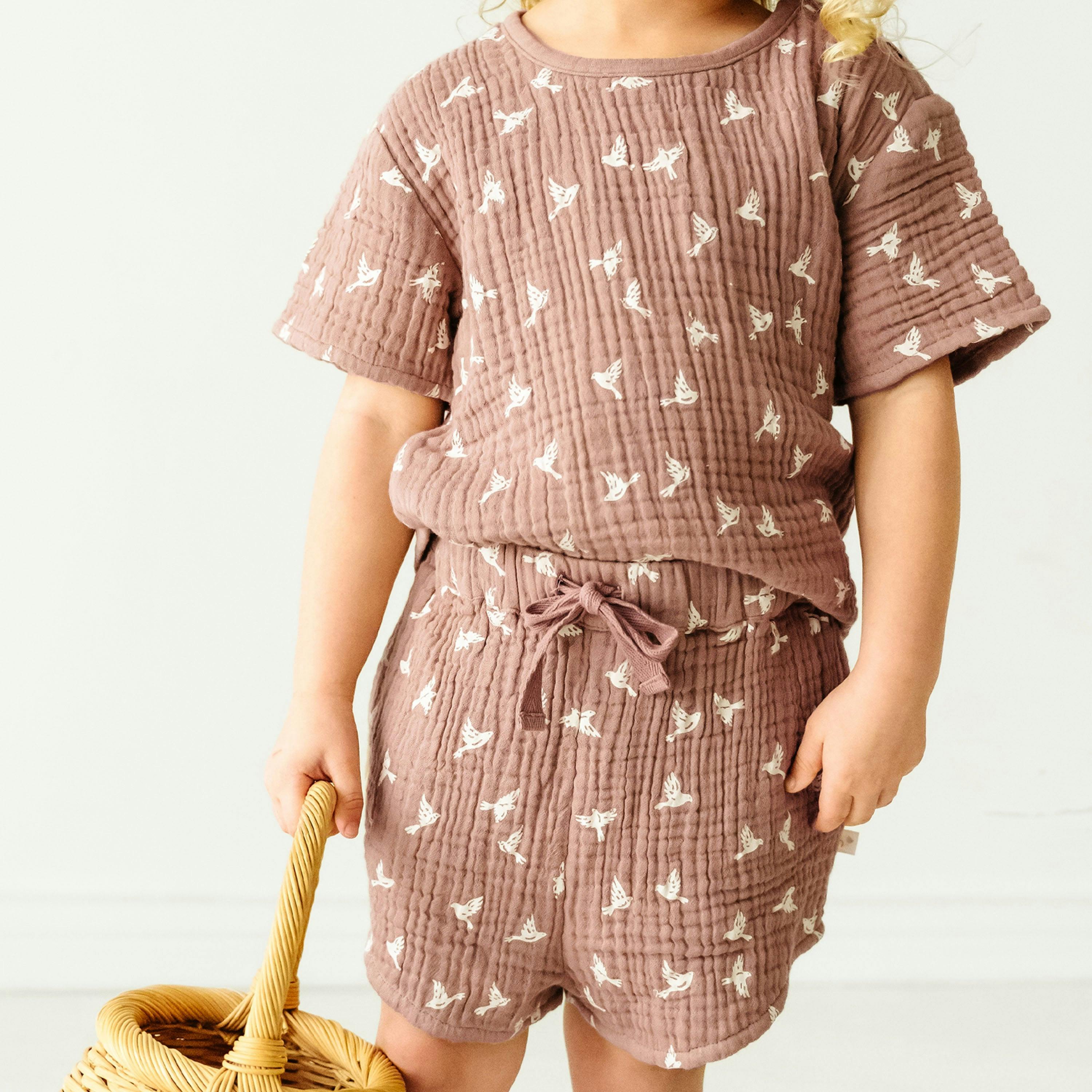 Organic Top and Shorts 2 Piece Set