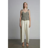 MALI STRIPE CAMI | IVORY + BLACK STRIPE