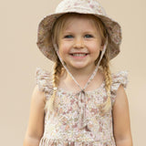 Organic Bucket Sun Hat - Pastel Bloom