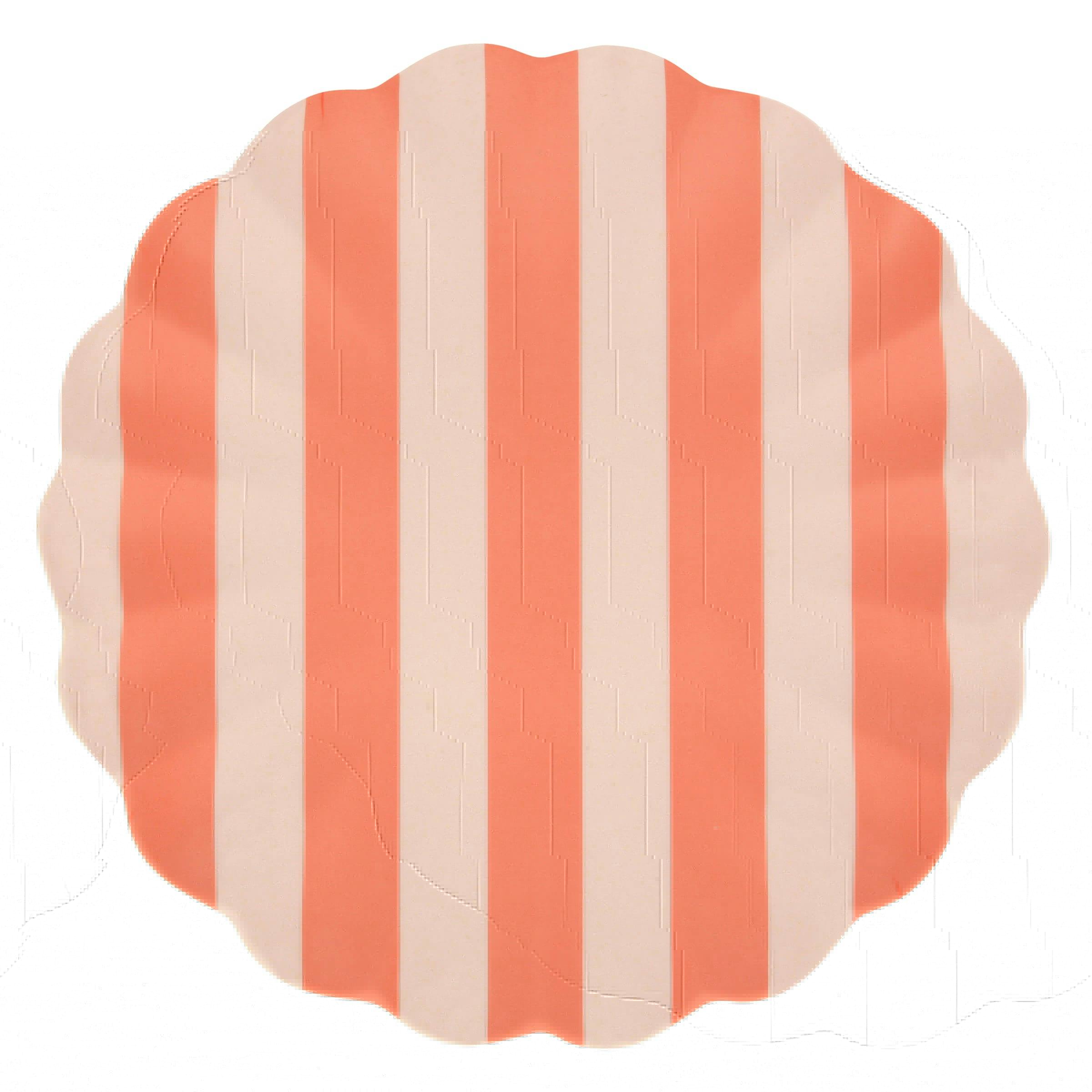 Stripy Reusable Bamboo Large Plates