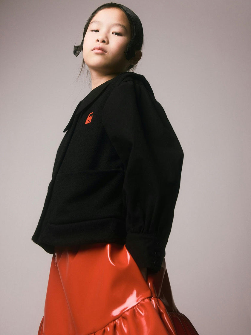 Nikki Turtleneck Top Black