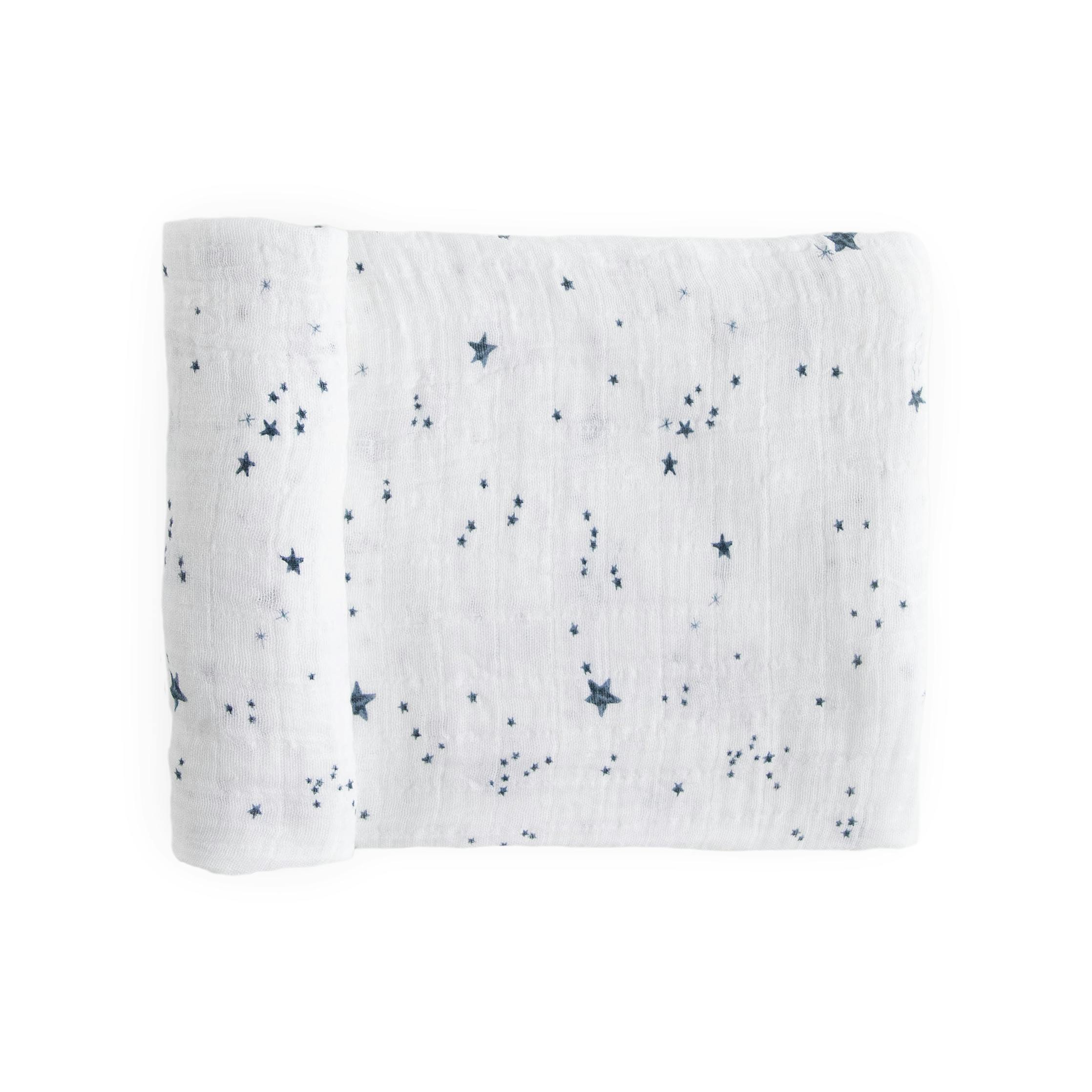 Cotton Muslin Swaddle Blanket - Shooting Stars