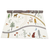 Flat Woven Graphic Print Rectangular Play Rug