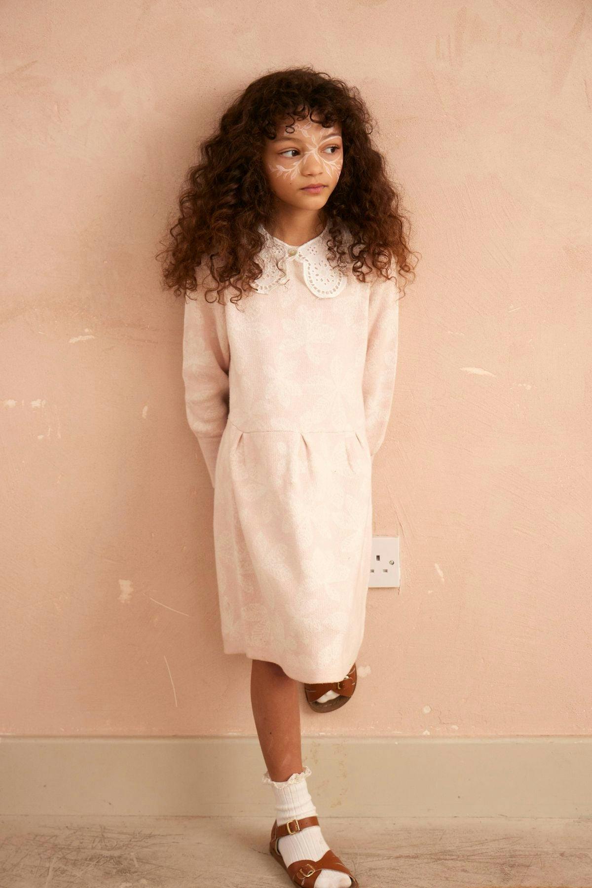 Chestnut Leaves Dress | Blush