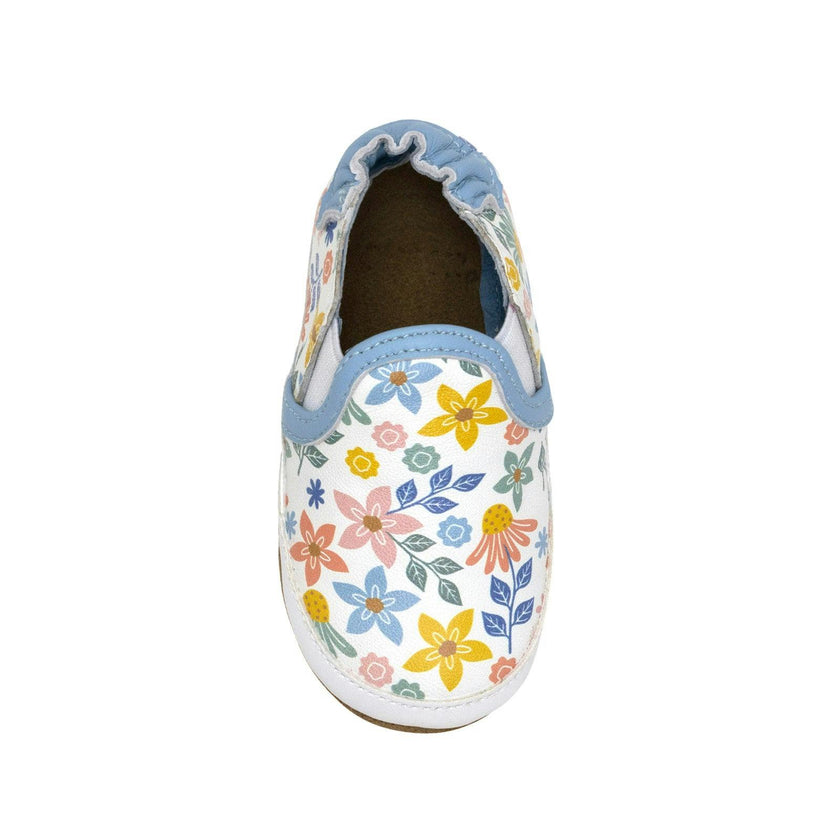 Bloom White Canvas Soft Sole