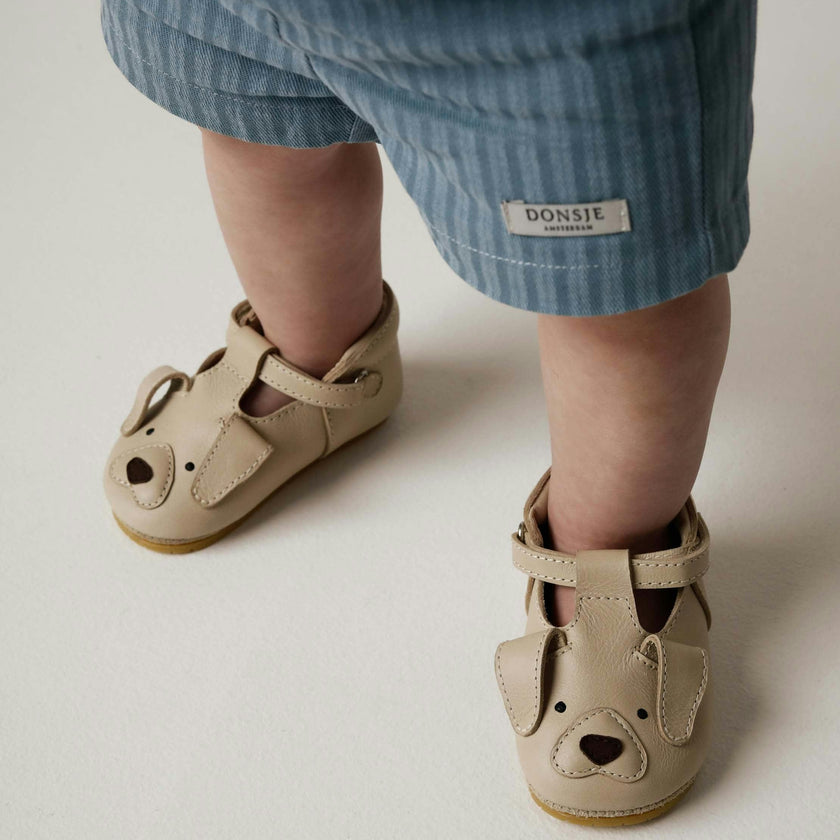 Spark Special Shoes | Golden Retriever | Ivory Classic Leather