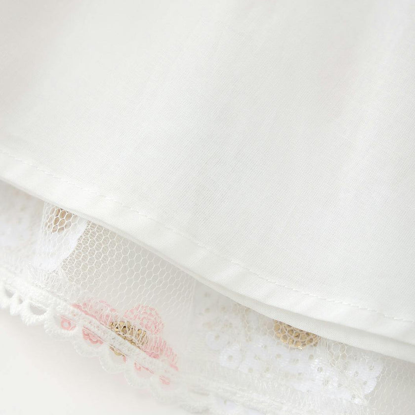 Gabrielle Frill Sequin Mini Dress