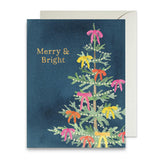 Merry & Bright Holiday Tree Greeting Card