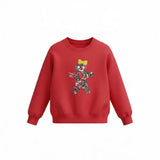 Liberty of London children's gingerbread design red jumper