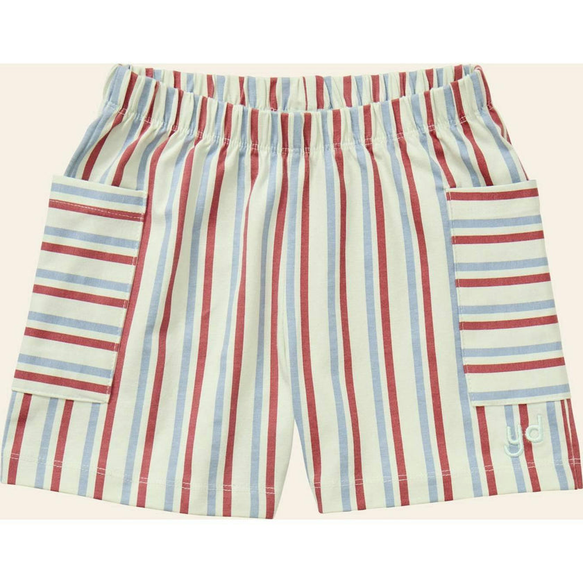 Stripe Mix Pocket Shorts